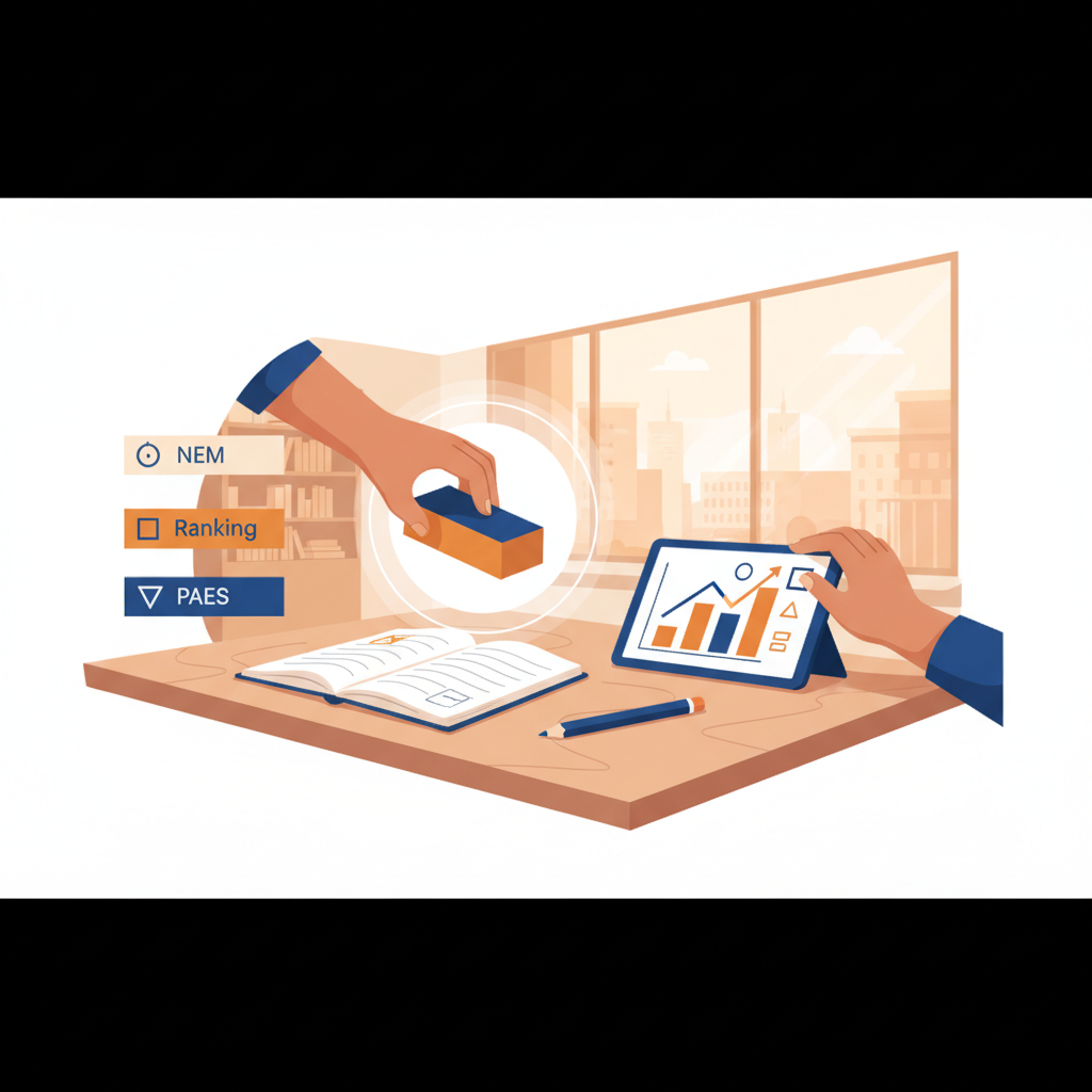 Imagen destacada del artículo "Cuántos puntos necesito para estudiar Medicina en Admisión 2027". Temas: Puntajes. Blog puntajepaes.cl sobre puntajes PAES y admisión a la universidad, en alianza con Preuniversitario Filadd.