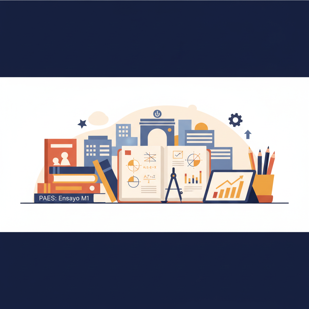 Imagen destacada del artículo "Estrategias de estudio para Competencia Matemática M1: Cómo asegurar tu puntaje". Temas: Preparación. Blog puntajepaes.cl sobre puntajes PAES y admisión a la universidad, en alianza con Preuniversitario Filadd.